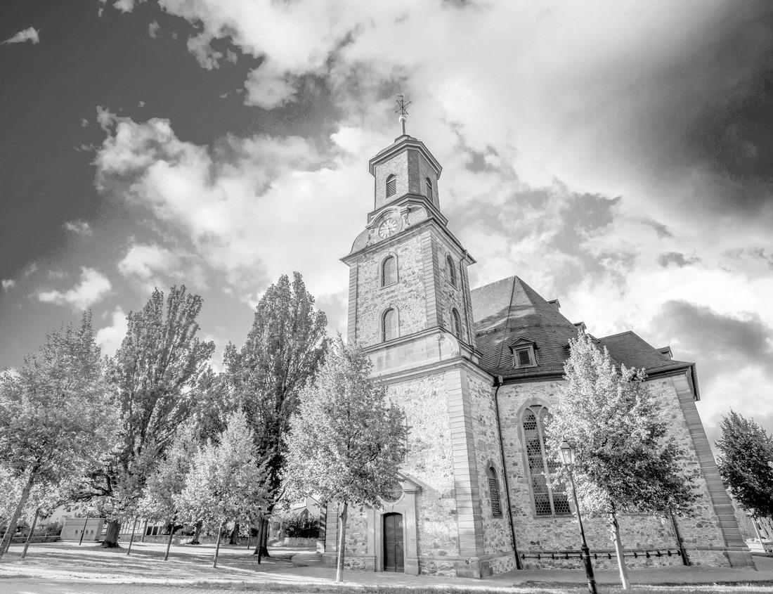 Zocalo Constitution Square in Mexico City, landmark Metropolitan Cathedral and National Palace 1000pc PuzzleBlack and White