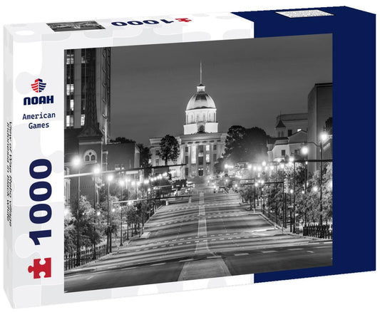 Noah Jigsaw Puzzle View of Wae Rebo village, Indonesia in black white 1000 pieces