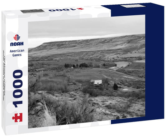 Noah Jigsaw Puzzle Old Mosque of Djerba - South Tunisia in black white 1000 pieces