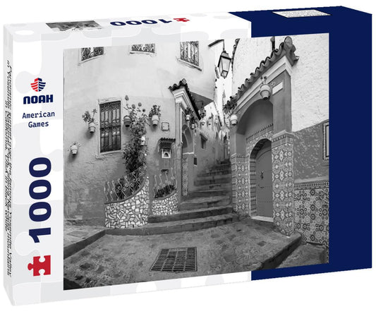 Noah Jigsaw Puzzle Panoramic sunset over the famous Yosemite Valley in Yosemite National Park, Sierra Nevada mountains in California, USA in black white 1000 pieces