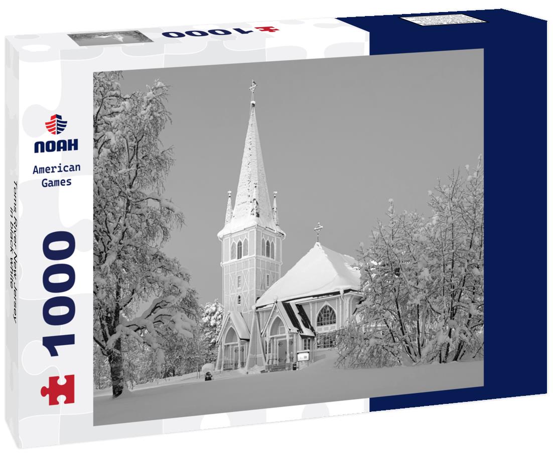 Toms River New Jersey 1000pc PuzzleBlack and White