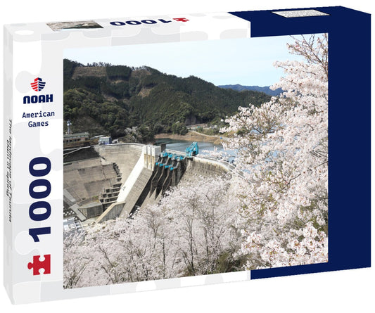 Noah Jigsaw Puzzle The landscape of Tsuruta Dam in spring 1000 pieces