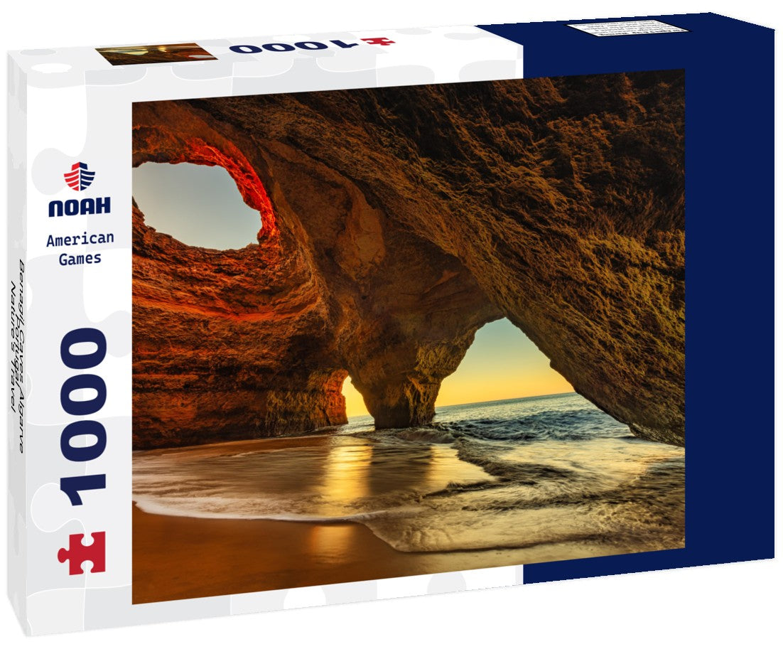 Noah Jigsaw Puzzle Benagil Caves Algarve Portugal - Nature's Travel and Beauty Concept 1000 pieces