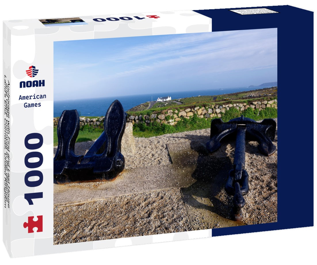 Noah Jigsaw Puzzle Anchorage with First and Last House and Cape Cornwall in the distance, Land's End, Cornwall, United Kingdom 1000 pieces