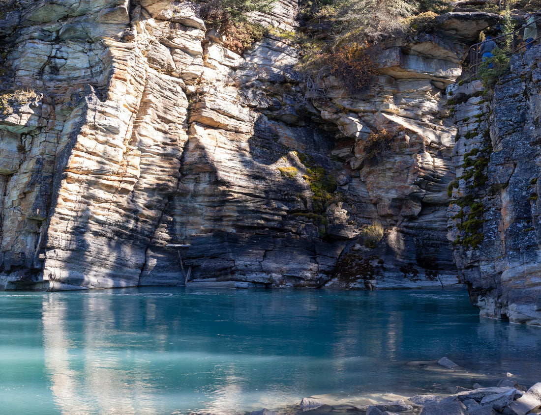 Noah Jigsaw Puzzle Athabasca Falls, Rocky Mountains, Alberta, Canada, Autumn, emerald green lake 1000 pieces