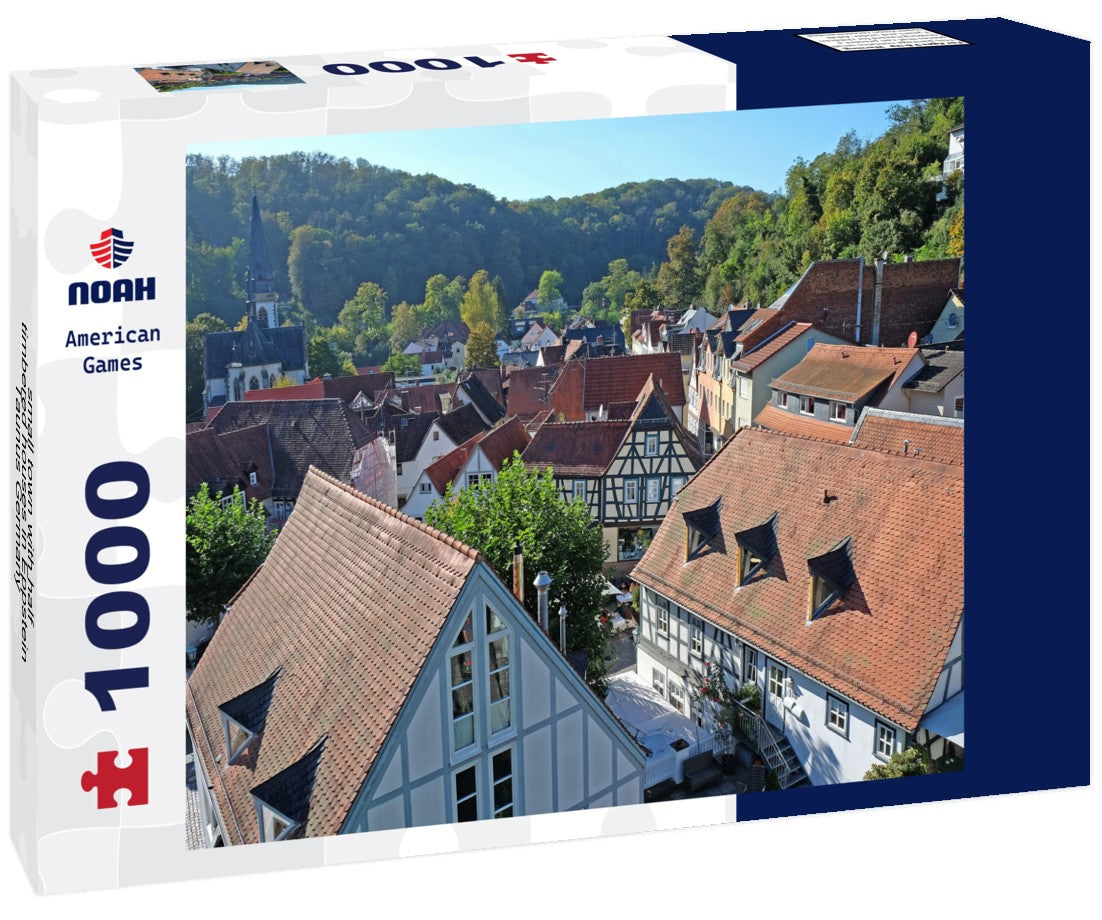 small town with half-timbered houses in Eppstein Taunus Germany 1000pc Puzzle
