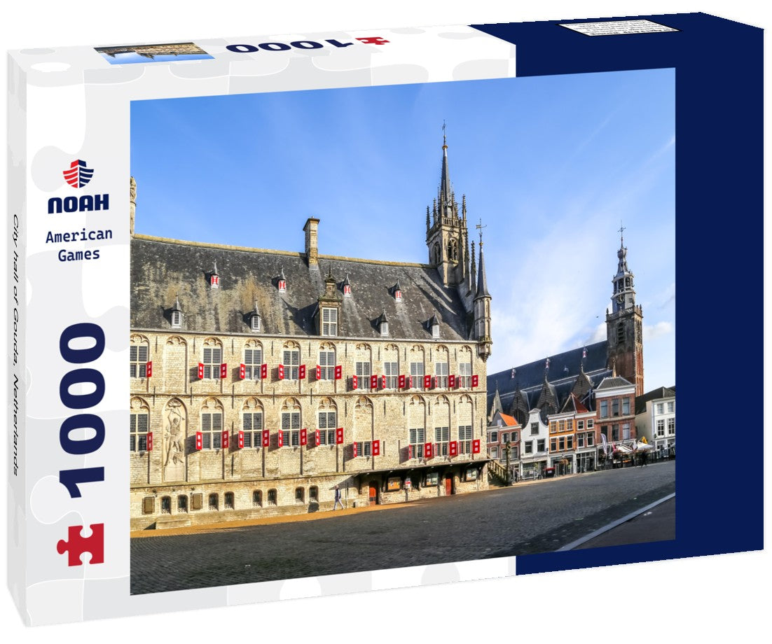 Noah Jigsaw Puzzle City hall of Gouda, Netherlands 1000 pieces