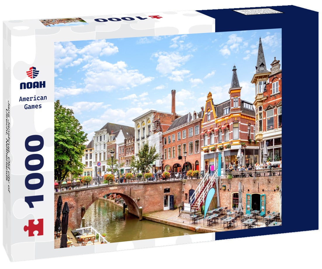 Noah Jigsaw Puzzle Jans Jansbrug, Old city of Utrecht, Netherlands 1000 pieces