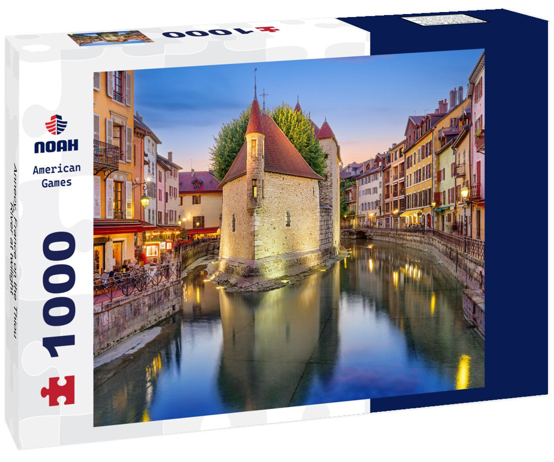 Noah Jigsaw Puzzle Annecy, France on the Thiou River at twilight 1000 pieces
