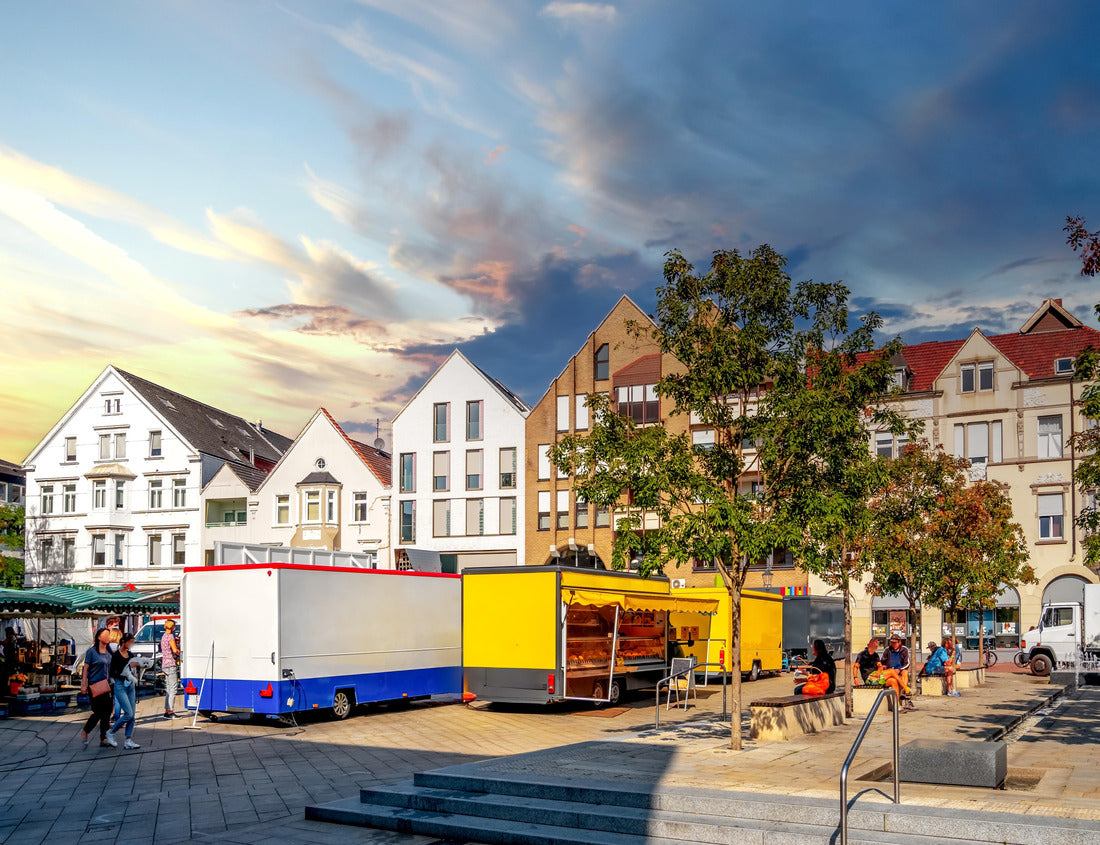 Noah Jigsaw Puzzle Market and historical city of Gütersloh, Germany 1000 pieces