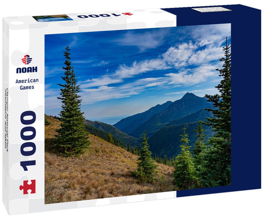 Noah Jigsaw Puzzle Olympic National Park mountains and lakes 1000 pieces