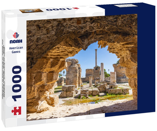 Noah Jigsaw Puzzle Baths of Antoninus, Carthage, Tunis, Tunisia. Roman ruins of the Baths of Antoninus in Carthage 1000 pieces