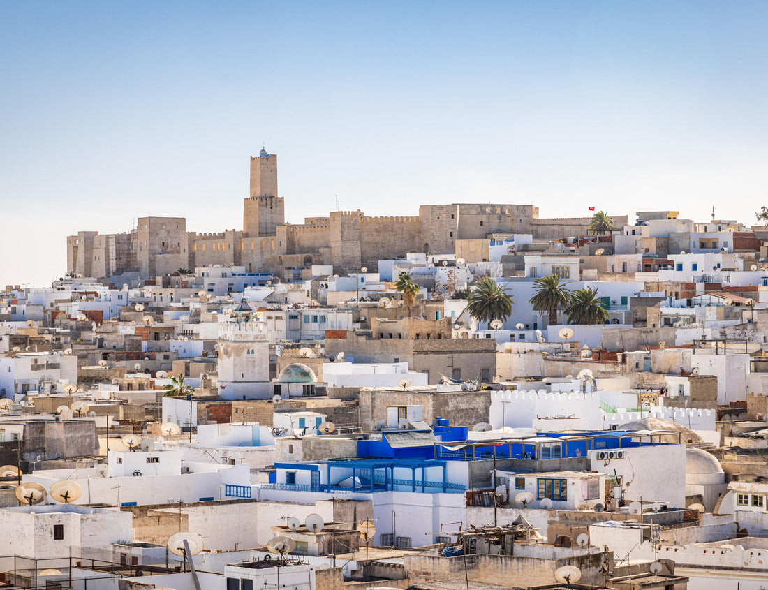 Sousse, Tunisia. The Archaeological Museum Sousse above the city of 1000pc Puzzle