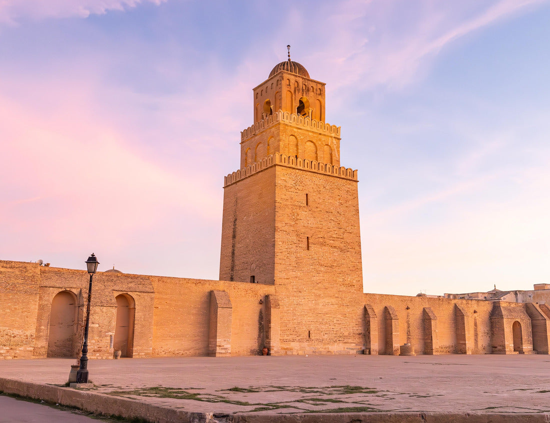 Noah Jigsaw Puzzle Kairouan, Tunisia. Minaret of the Great Mosque of Kairouan at sunset 1000 pieces