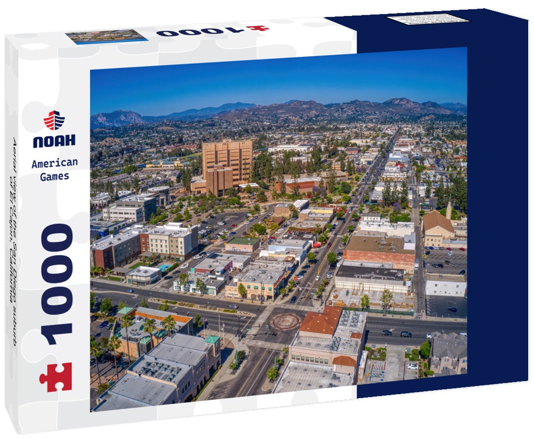 Noah Jigsaw Puzzle Aerial view of the San Diego suburb of El Cajon, California 1000 pieces