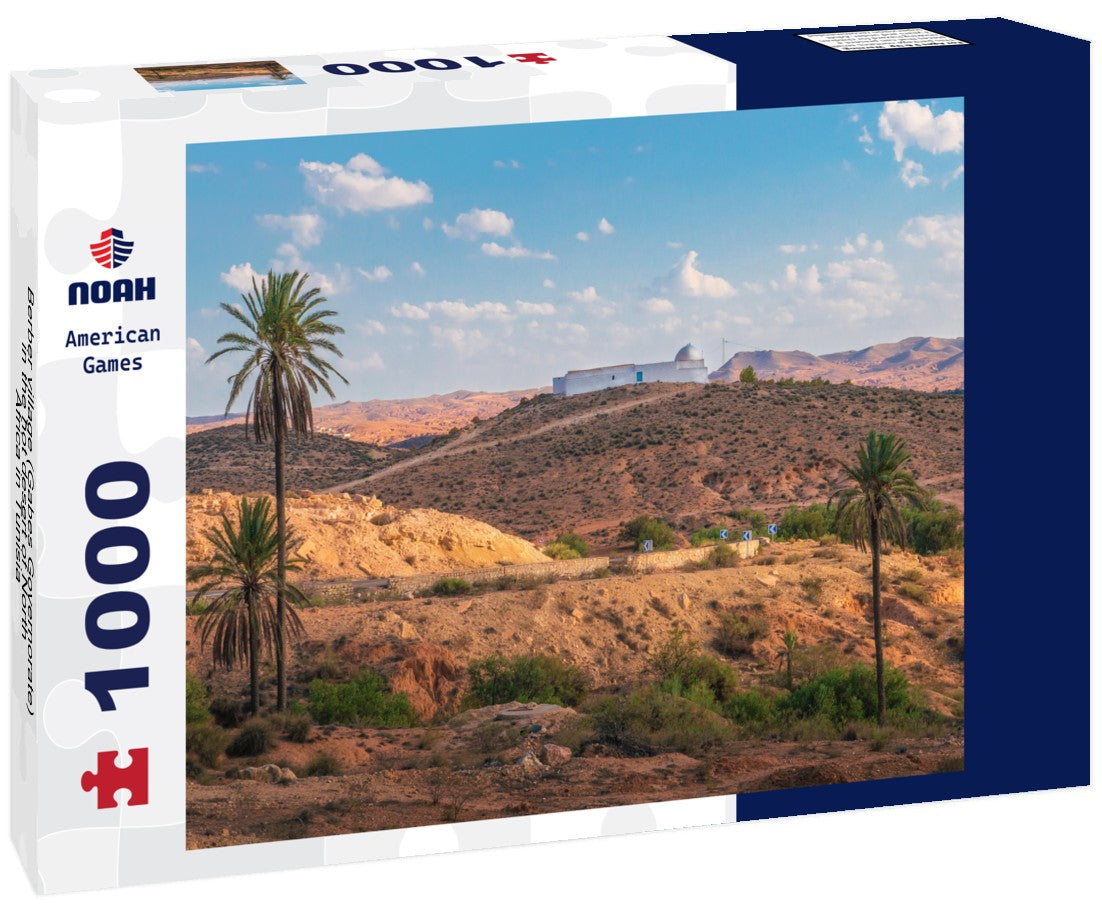 Noah Jigsaw Puzzle Berber village (Gabes Governorate) in the hot desert of North Africa in Tunisia 1000 pieces