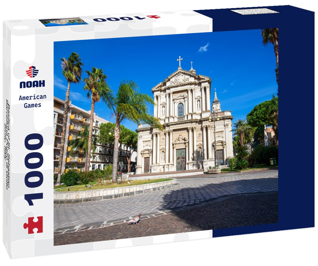 Noah Jigsaw Puzzle Basilica of St. Sebastian, Barcellona Pozzo di Gotto, Sicily, Italy 1000 pieces