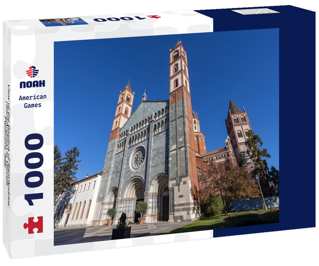 the Basilica of Sant'Andrew (Sant'Andrea) in Vercelli, Piedmont, Italy 1000pc Puzzle
