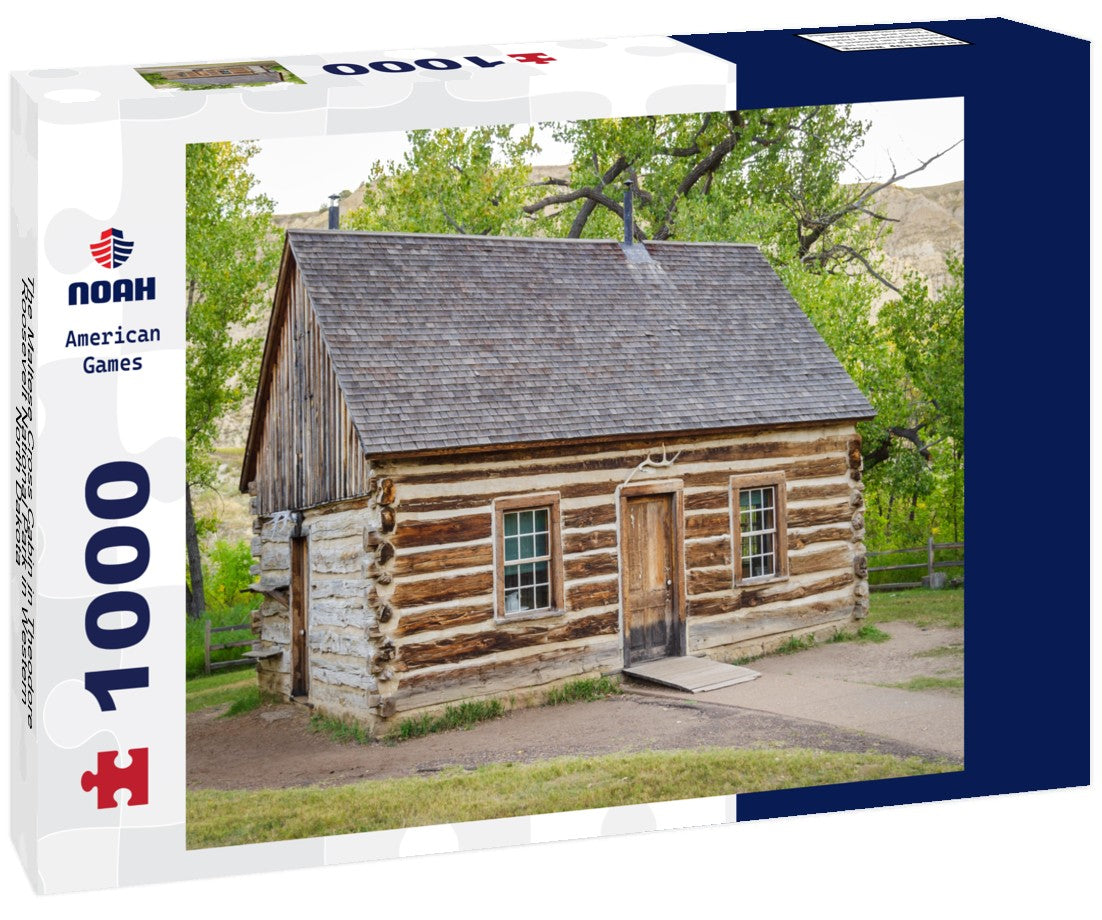 The Maltese Cross Cabin in Theodore Roosevelt National Park in Western North Dakota 1000pc Puzzle