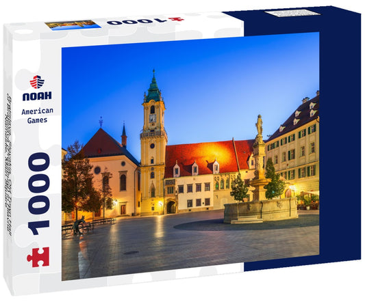 Noah Jigsaw Puzzle Bratislava, Slovakia. Old Town Hall of Bratislava (Pressburg) in Hlavne Namestie, Main Square 1000 pieces