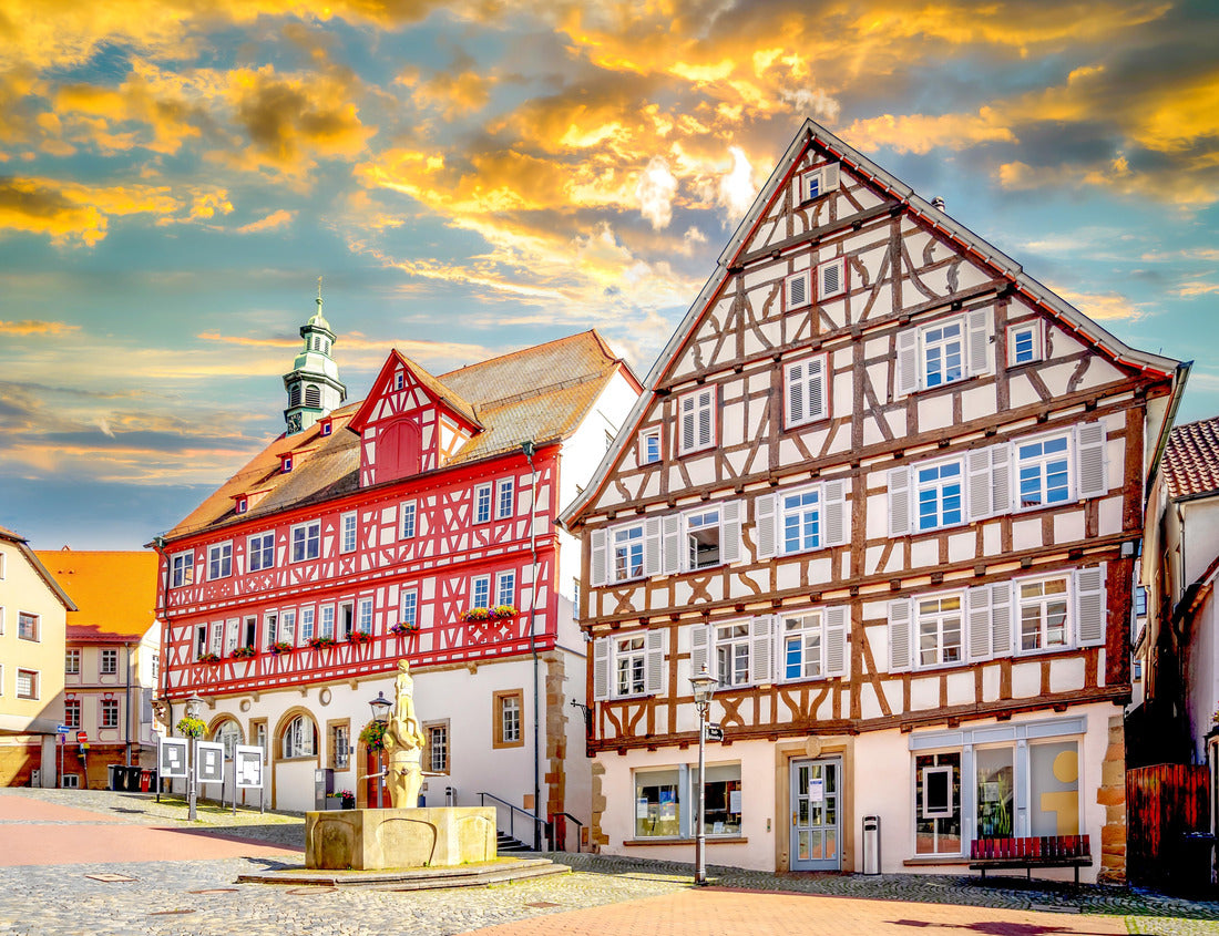 Old town of Backnang, Germany 1000pc Puzzle