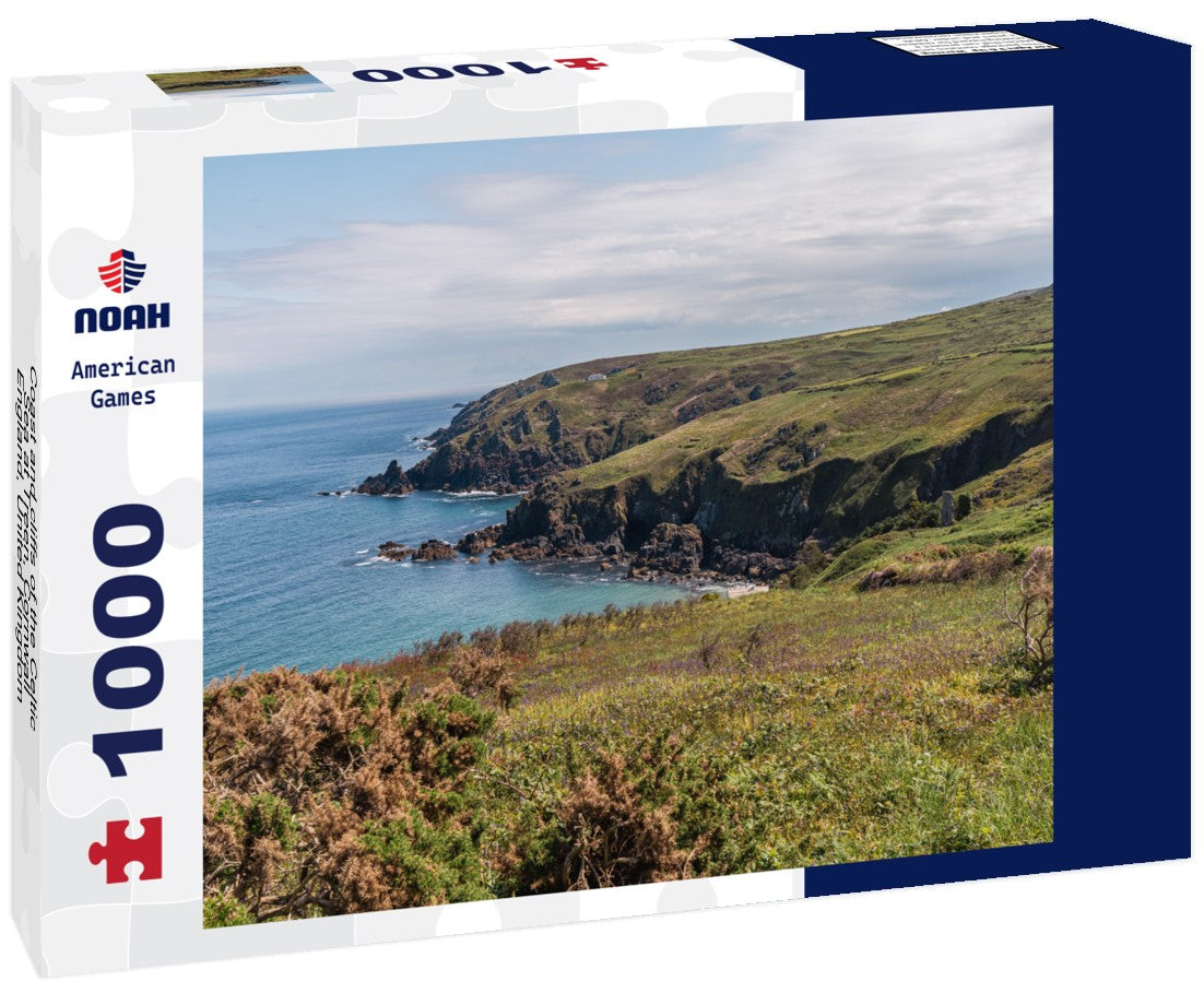 Noah Jigsaw Puzzle Coast and cliffs of the Celtic Sea at Treen, Cornwall, England, United Kingdom 1000 pieces