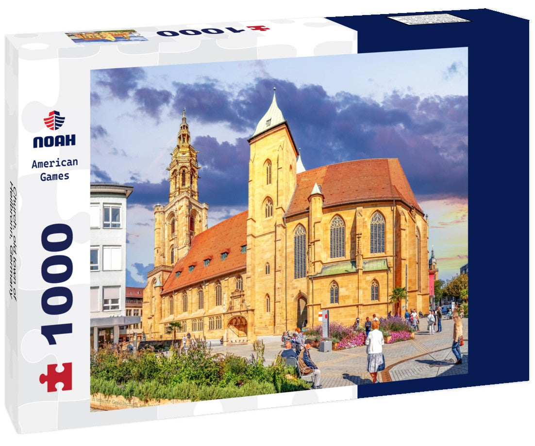Noah Jigsaw Puzzle Church, old town of Heilbronn, Germany 1000 pieces
