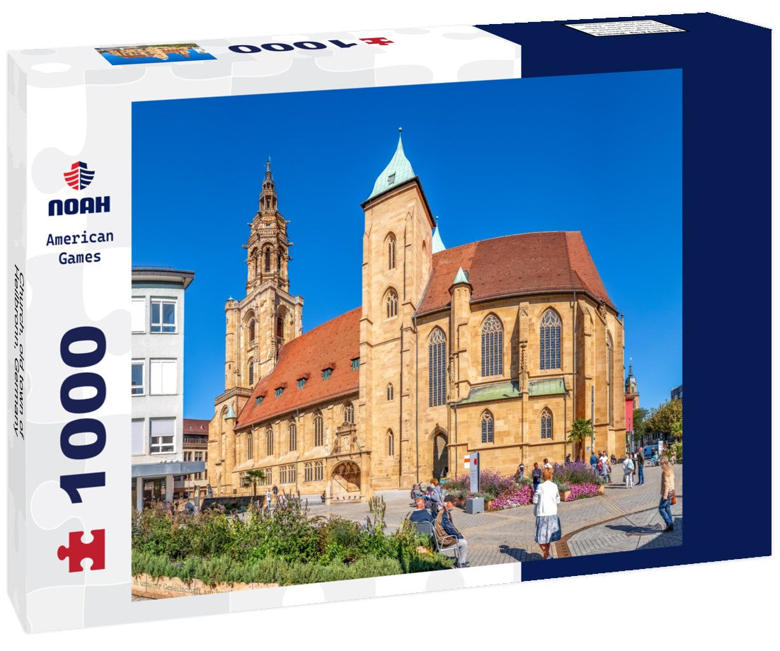 Noah Jigsaw Puzzle Church, old town of Heilbronn, Germany 1000 pieces