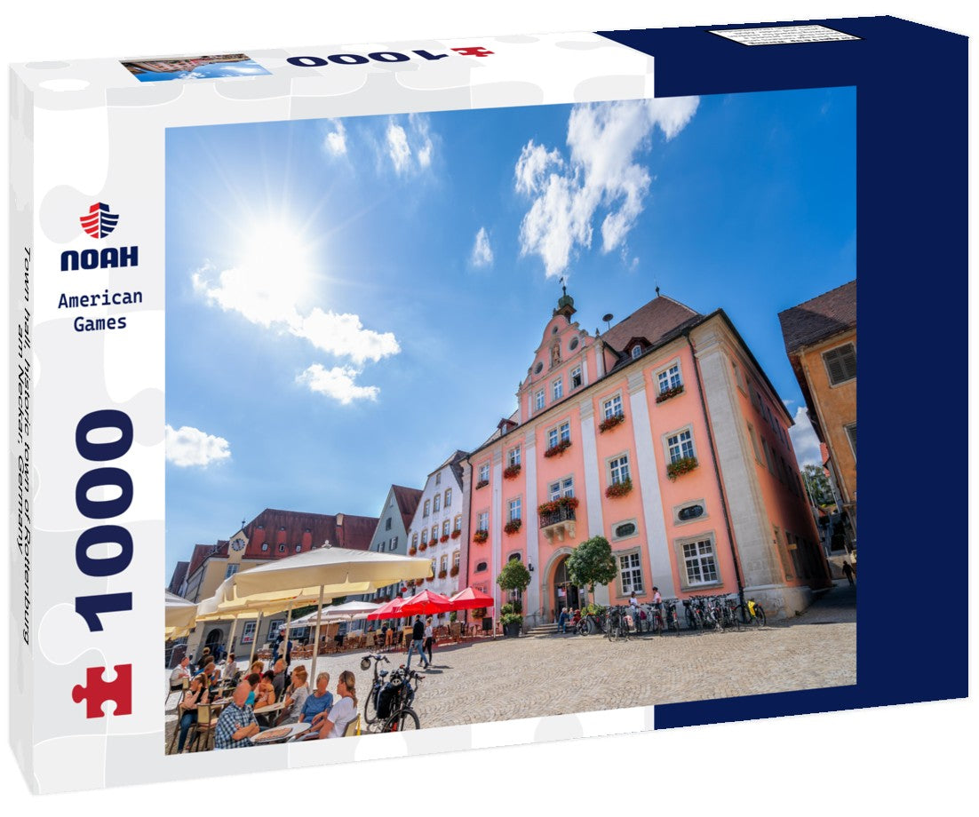 Town hall, historic town of Rottenburg am Neckar, Germany 1000pc Puzzle