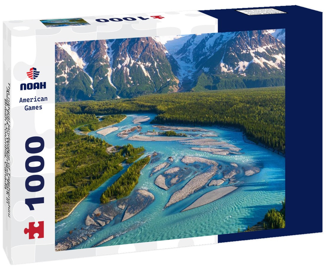 The natural landscape of Tatshenshini-Alsek Park or Wilderness Park in British Columbia, Canada 1000pc Puzzle