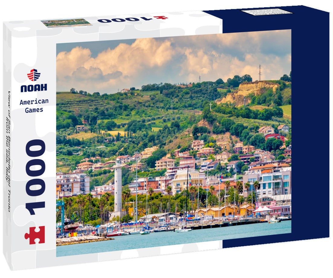 San Benedetto del Tronto from the sea, Italy 1000pc Puzzle