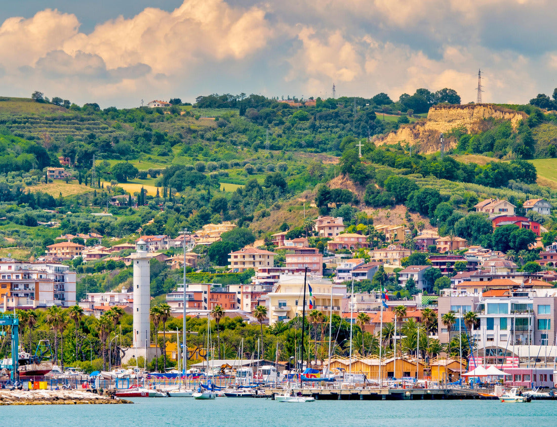 San Benedetto del Tronto from the sea, Italy 1000pc Puzzle