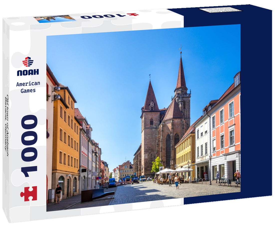 Old town of Ansbach, Bavaria, Germany 1000pc Puzzle