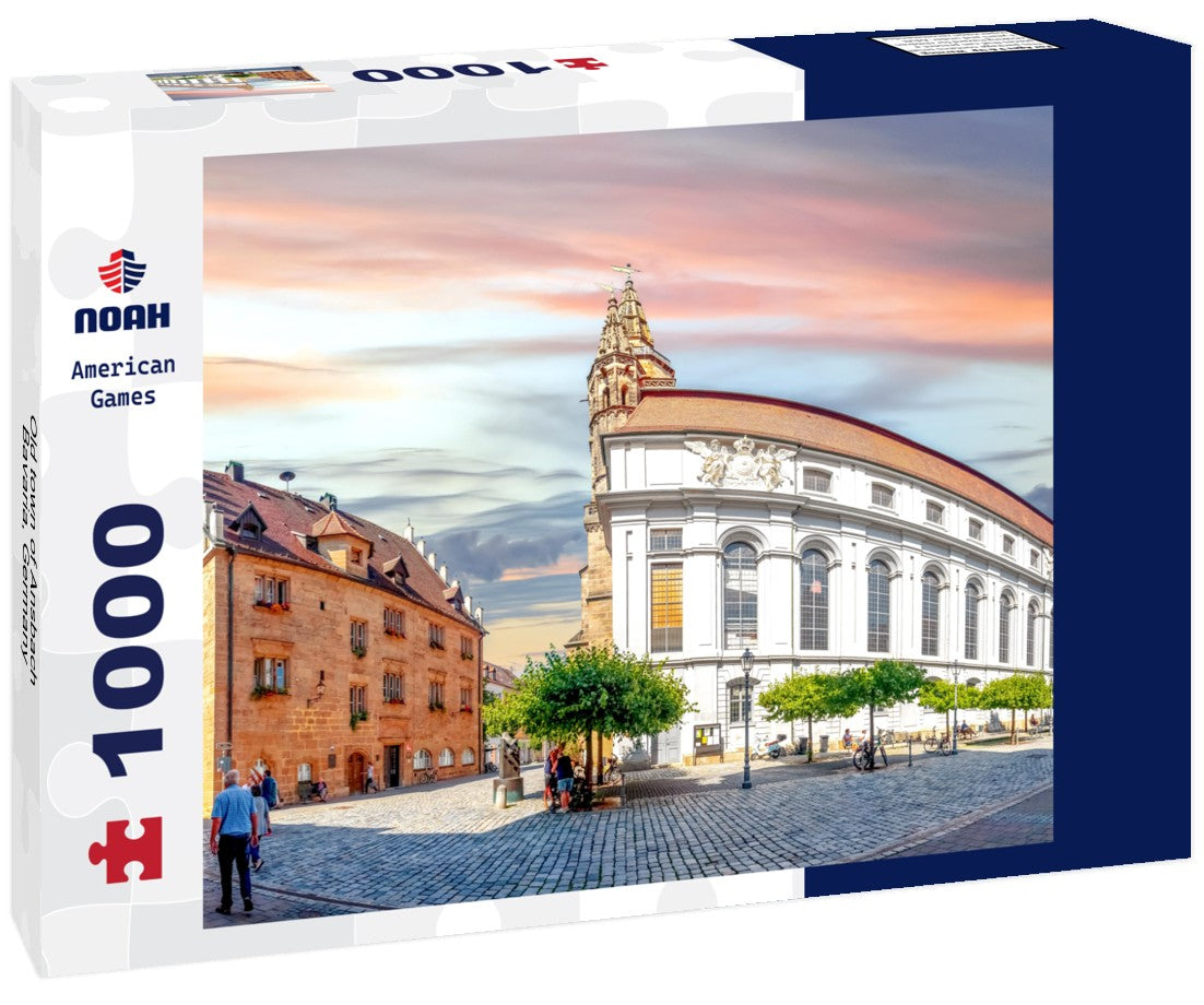 Old town of Ansbach, Bavaria, Germany 1000pc Puzzle
