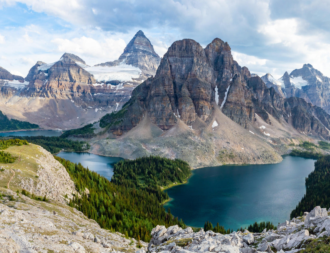 Noah Jigsaw Puzzle Beautiful panorama of Sunburst Peak and Mount Assiniboine from Nub Peak, Mount Assiniboine Provincial Park, British Columbia, Canada 1000 pieces