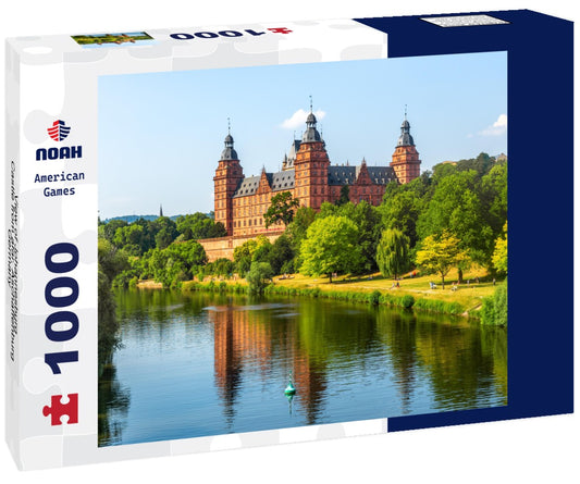 Johannesburg Castle from afar, Aschaffenburg, Germany 1000pc Puzzle