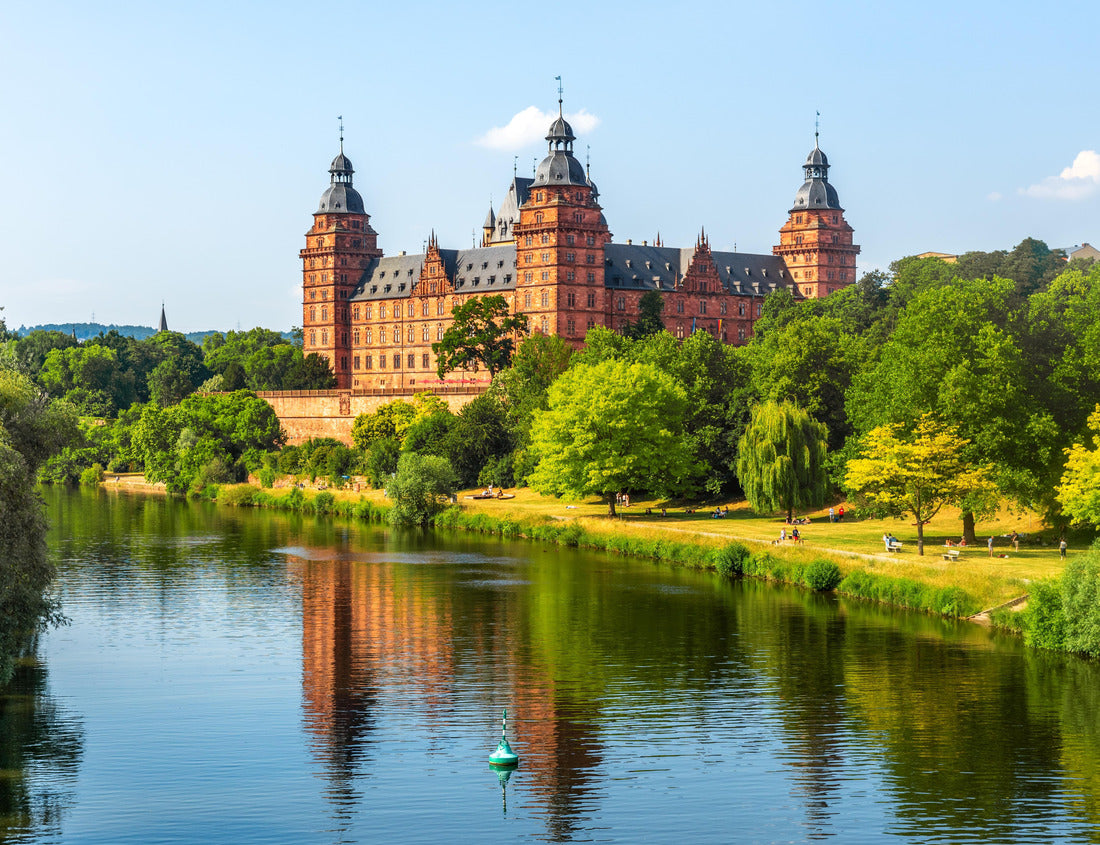Johannesburg Castle from afar, Aschaffenburg, Germany 1000pc Puzzle