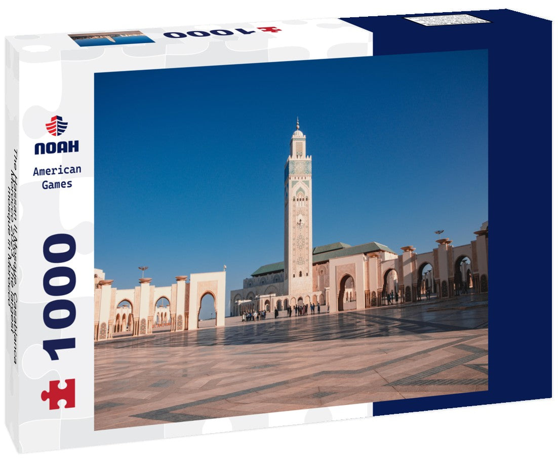 Noah Jigsaw Puzzle The Hassan II Mosque, Casablanca, Morocco 2023. The largest mosque in Morocco 1000 pieces