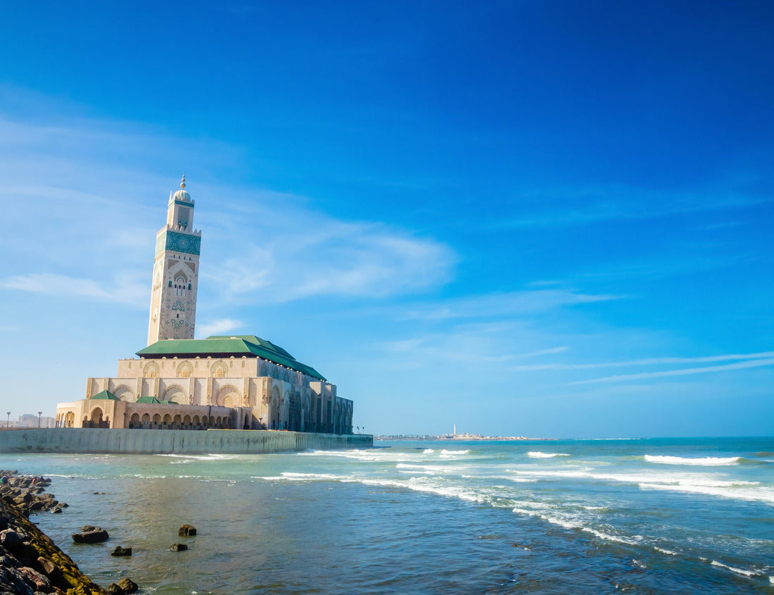 Noah Jigsaw Puzzle Hassan II Mosque in Casablanca. The largest mosque in Morocco 1000 pieces