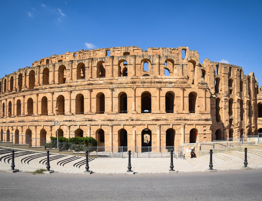 The ruins of the ancient Roman amphitheater in El-Jem. The largest colosseum in North Africa. Governor of Mahdia, Tunisia 1000pc Puzzle