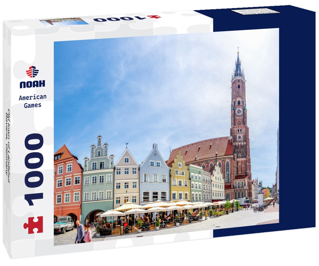 Old town of Landshut, Bavaria, Germany 1000pc Puzzle