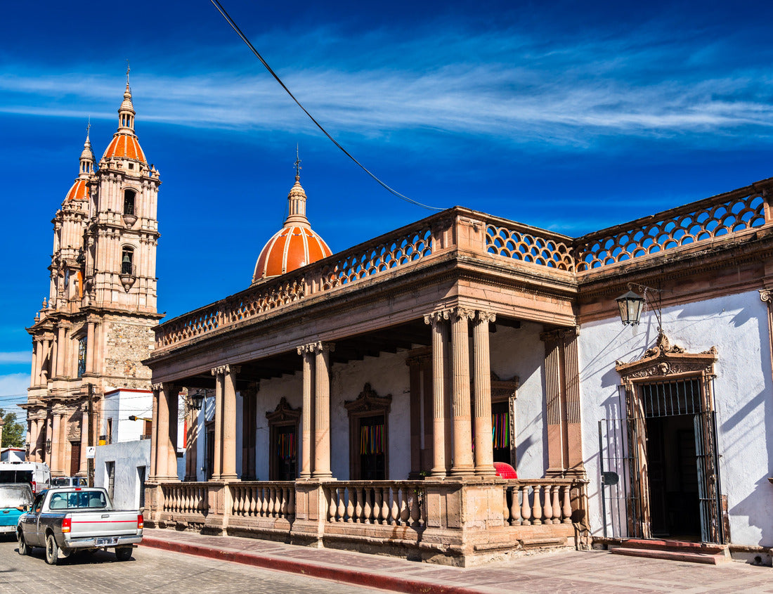 Quinta Rincon Gallardo and Our Lady of the Light Church in Lagos de Moreno - Jalisco, Mexico 1000pc Puzzle