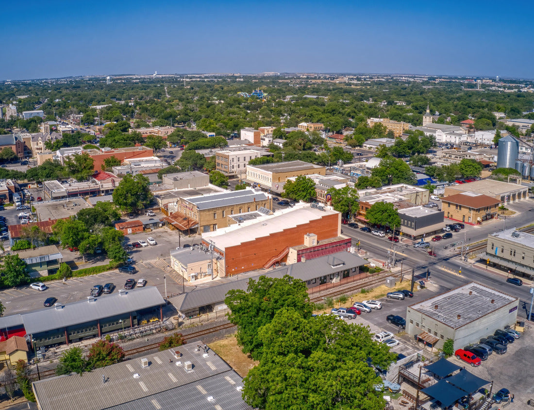 Noah Jigsaw Puzzle Aerial View of New Braunfels, Texas during Summer 1000 pieces