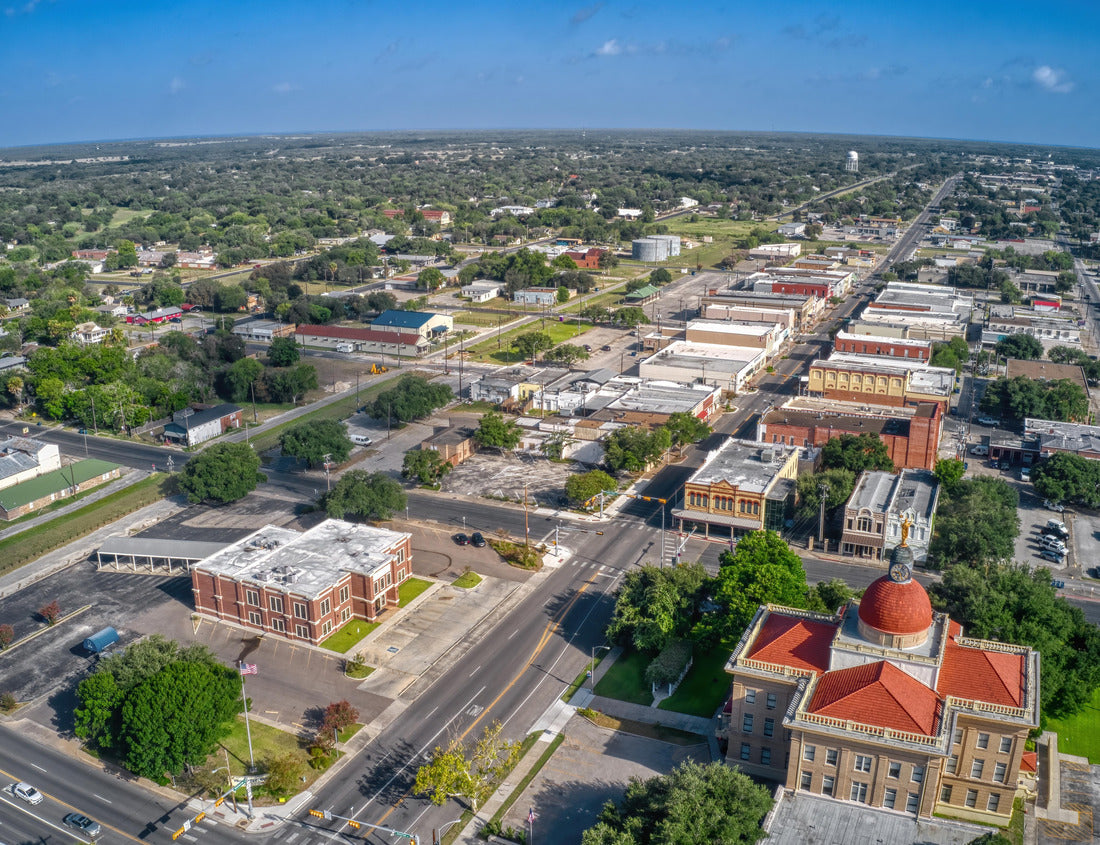 Noah Jigsaw Puzzle Aerial view of Beeville, Texas during Summer 1000 pieces