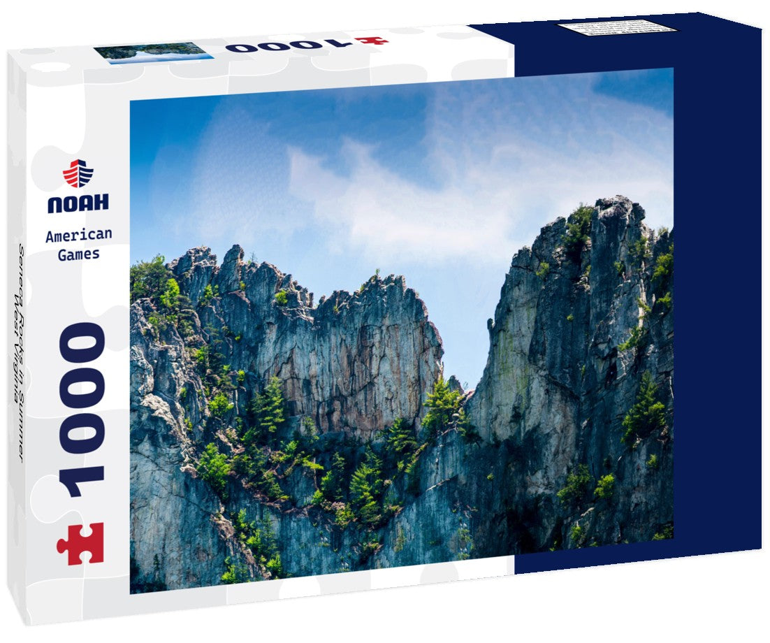 Seneca Rocks in Summer, West Virginia 1000pc Puzzle