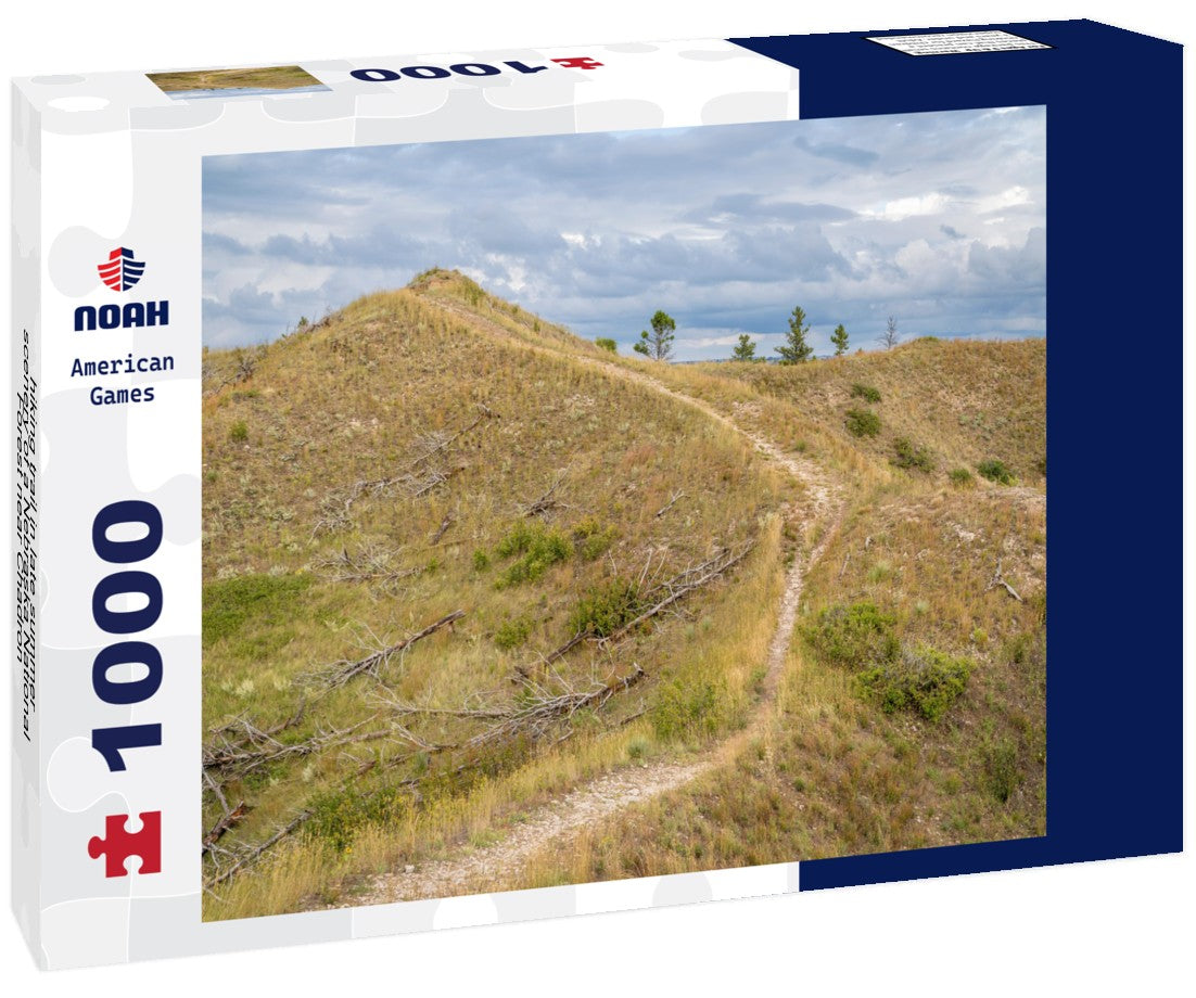 Noah Jigsaw Puzzle hiking trail in late summer scenery of a Nebraska National Forest near Chadron 1000 pieces