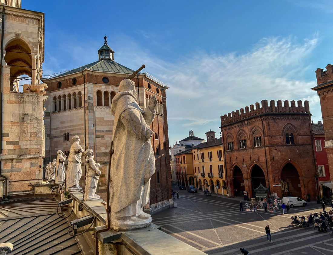 Noah Jigsaw Puzzle Cremona Panorama of the square from the Torrazzo tower at sunset 1000 pieces