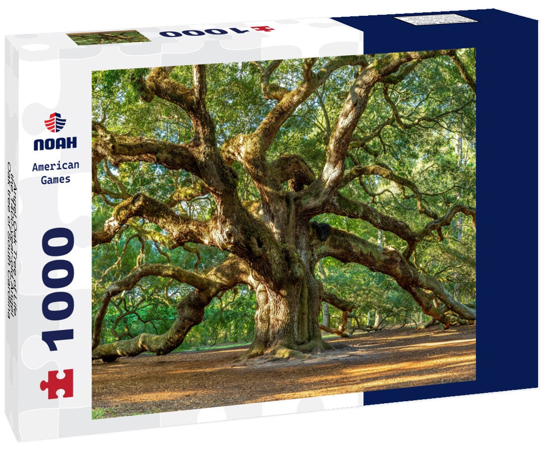 Noah Jigsaw Puzzle Angel Oak Tree of Life, the 1400-year-old Angel Oak tree of South Carolina 1000 pieces