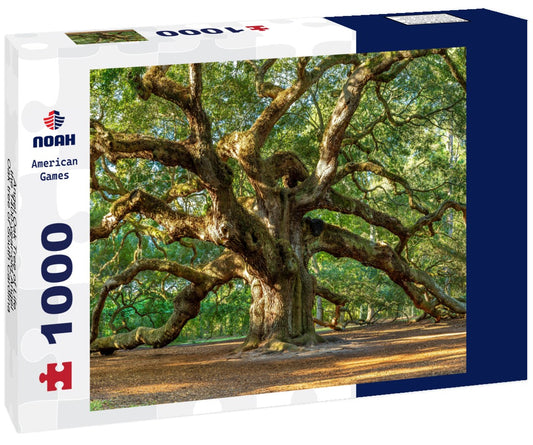 Noah Jigsaw Puzzle Angel Oak Tree of Life, the 1400-year-old Angel Oak tree of South Carolina 1000 pieces