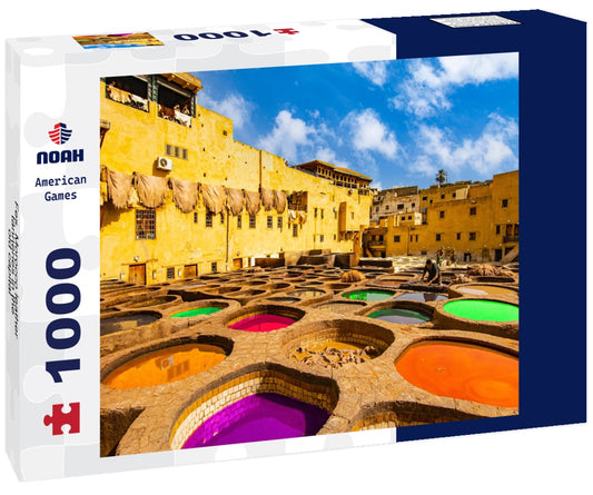 Noah Jigsaw Puzzle Fes, Morocco leather tanneries in the old capital 1000 pieces